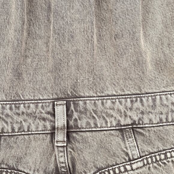 CITIZENS OF HUMANITY Denim Jumpsuit Womens Small Gray Short Sleeve Lucie Romper - Picture 10 of 15